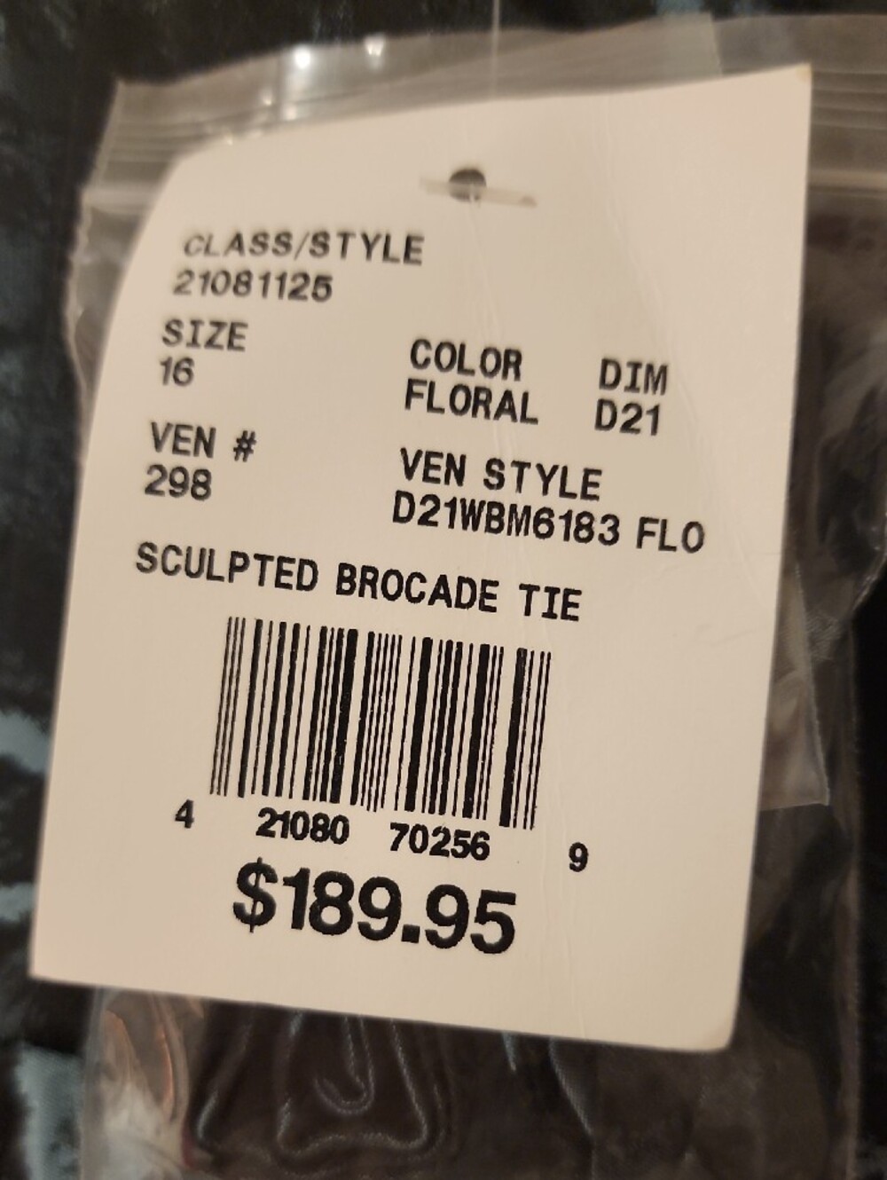 Elegant Black and Teal Floral Strapless Evening Dress NWT Size 16. No Alteration - Picture 6 of 12